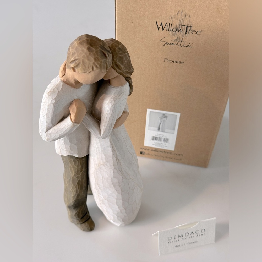 Willow Tree Promise Sculpted Figure • Wedding Cake Topper